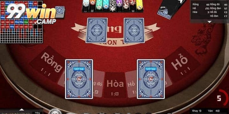 Các cửa cược trong cách chơi Rồng Hổ 99WIN